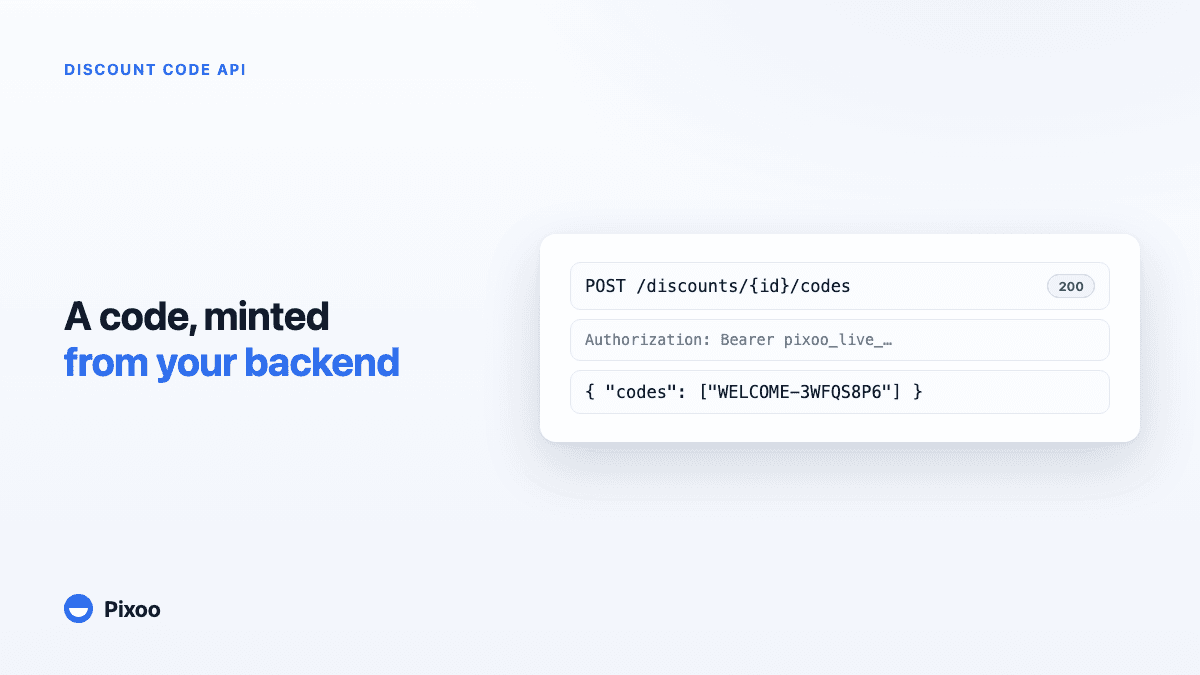 The Shopify Discount Code API: Generate, Track and Recycle Codes From Your Own Stack